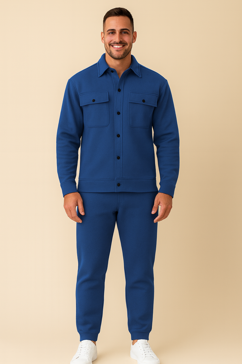 Ensemble Homme Confortable Chemise et Pantalon Élégant