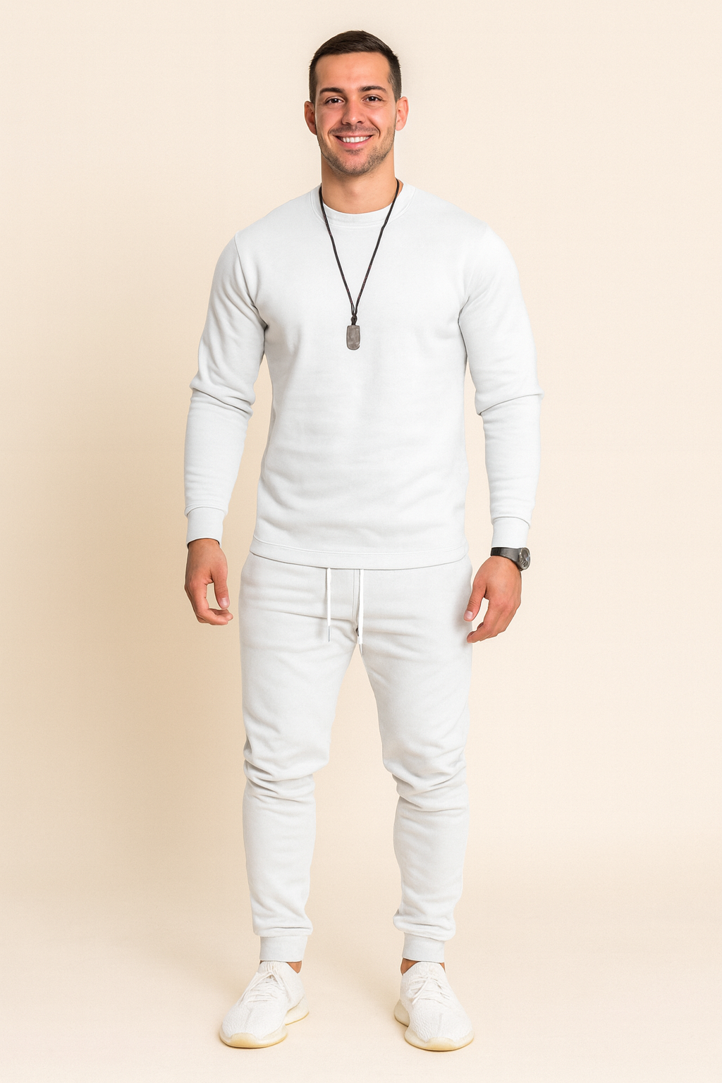 Ensemble Survêtement Homme Tissu Doux Design Moderne