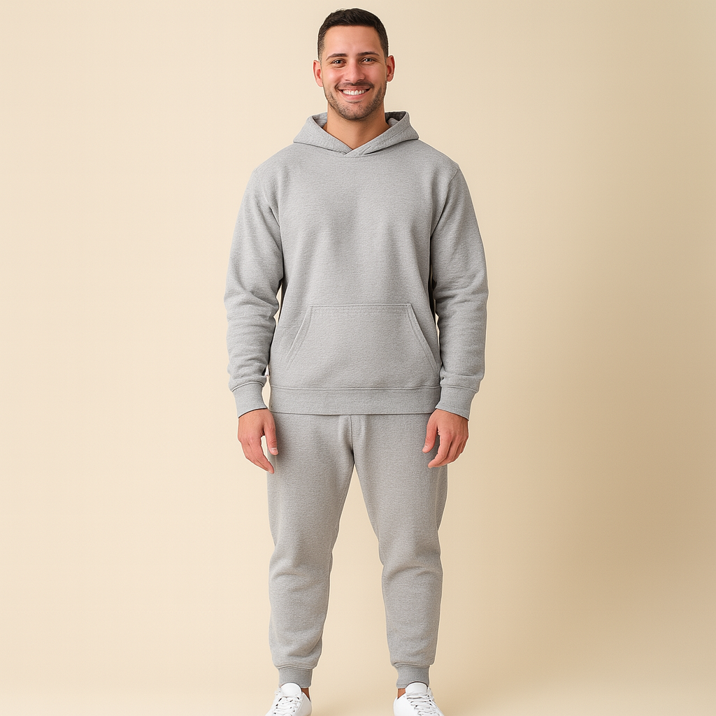 Ensemble de Détente pour Hommes en Tissu Confortable Moderne